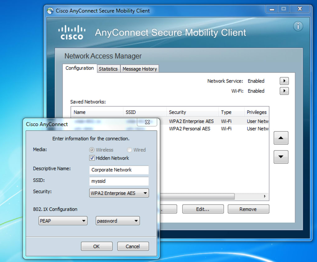 cisco anyconnect secure mobility client windows